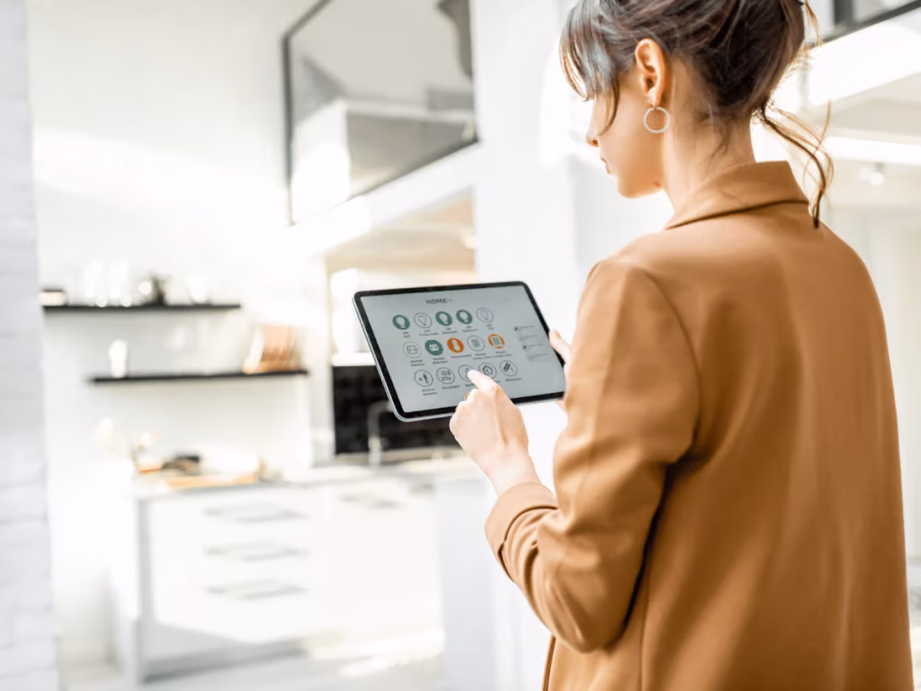 women-using-smart-home-tablet-integrity-home-solutions